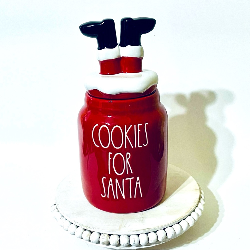 Rae Dunn Christmas “Cookie For Santa” Baby sized Canister